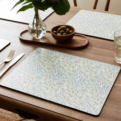 Morris & Co Seaweed bordbrikker 40x30 cm 4-pakning, grønn