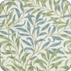 Morris & Co Willow Bough glassbrikker 6-pakning, blå/grønn