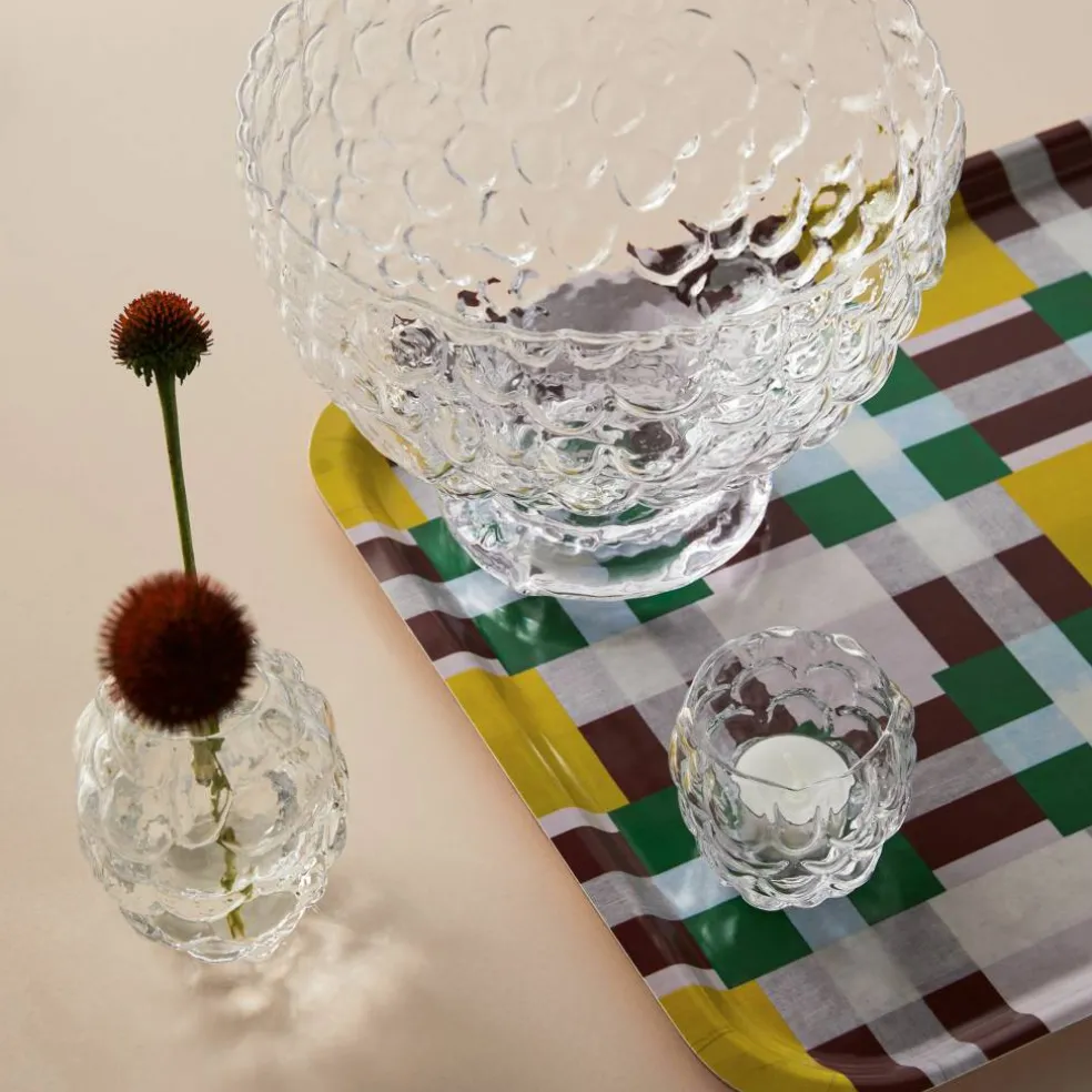 Moss lyslykt 7,3 cm, klar