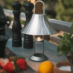 Mousqueton Portable bordlampe, red