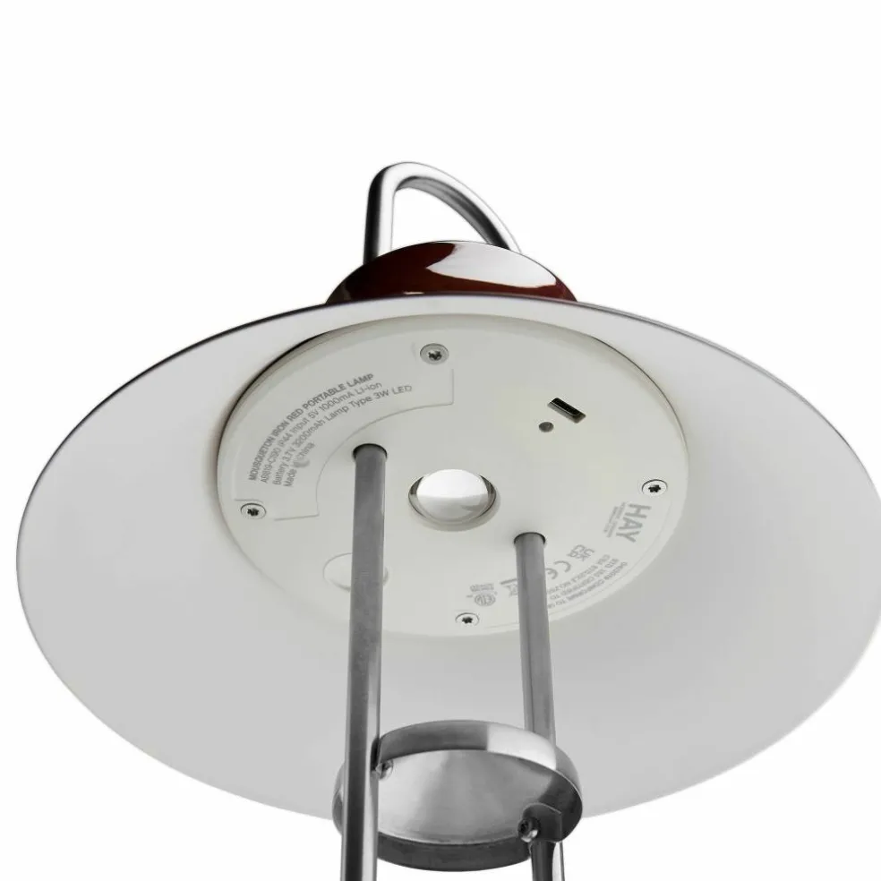 Mousqueton Portable bordlampe, red