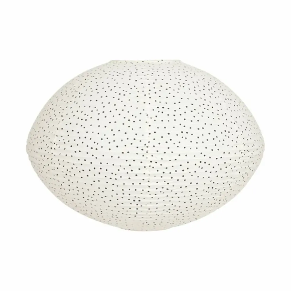 Moyo Paper Shade lampe 44 cm, off white/black