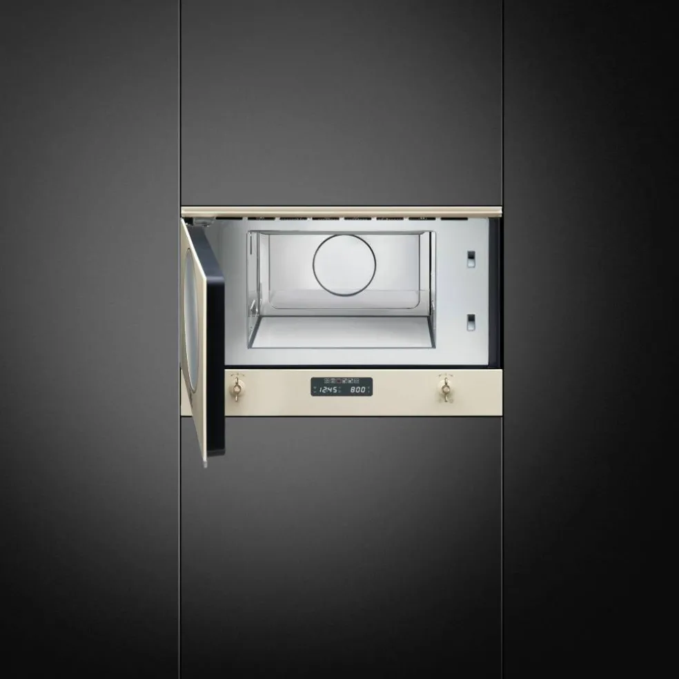 MP822PO integrert mikrobølgeovn, creme
