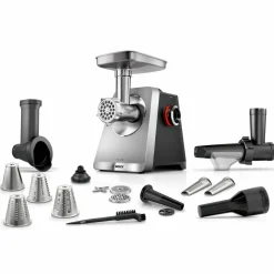 Multipower Series 8 MFWS860M kjøttkvern med ekstra tilbehør, rustfritt stål