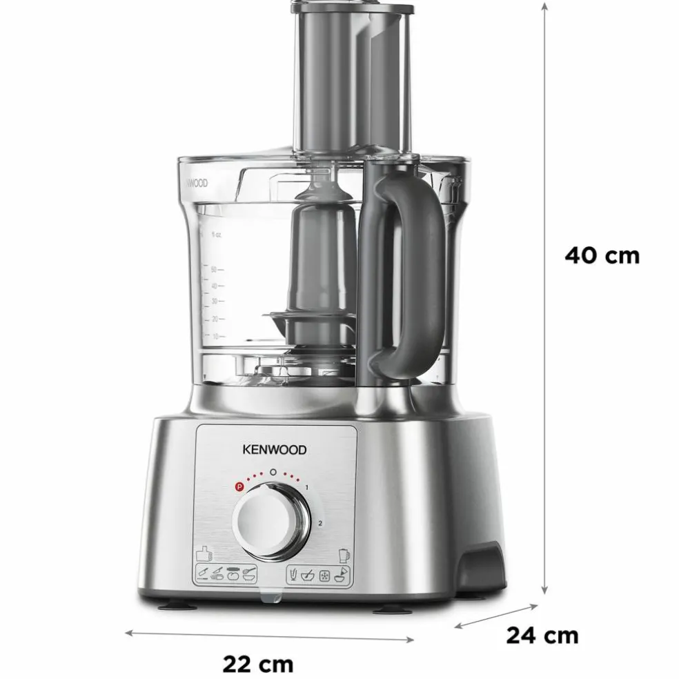 MultiPro Express FDP65.820.SI foodprosessor, stål