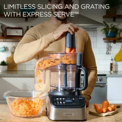 MultiPro OneTouch FDM73.480.ss foodprosessor, svart/stål
