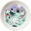 Mumin En dag på stranden tallerken 19 cm