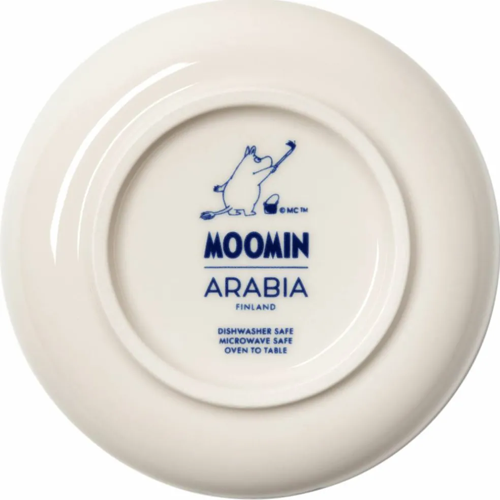 Mummi Haru Mårran skål 12 cm, blå/hvit