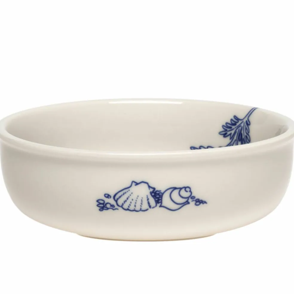 Mummi Haru Mårran skål 12 cm, blå/hvit