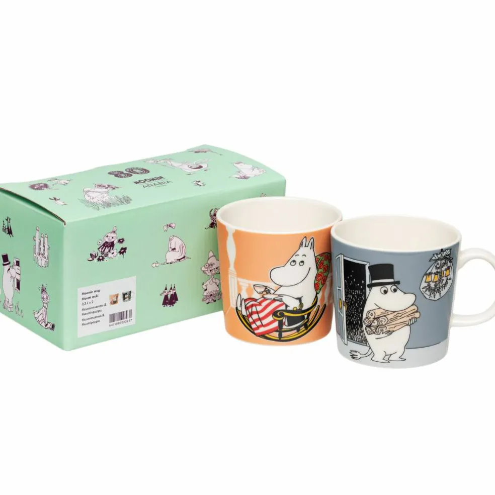 Mummi Lille My & Snusmumrikken kopp 2-pakning, 0,3 liter