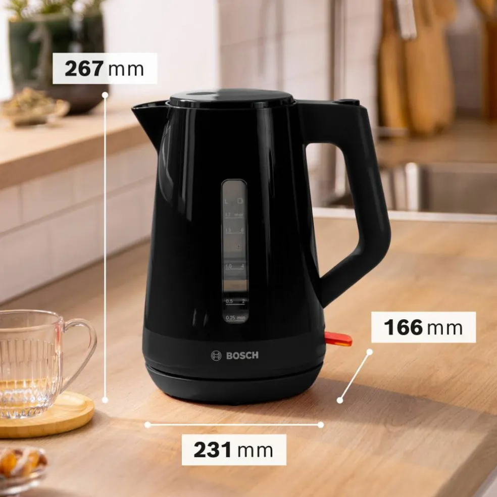 MyMoment vannkoker 1.7 liter, svart