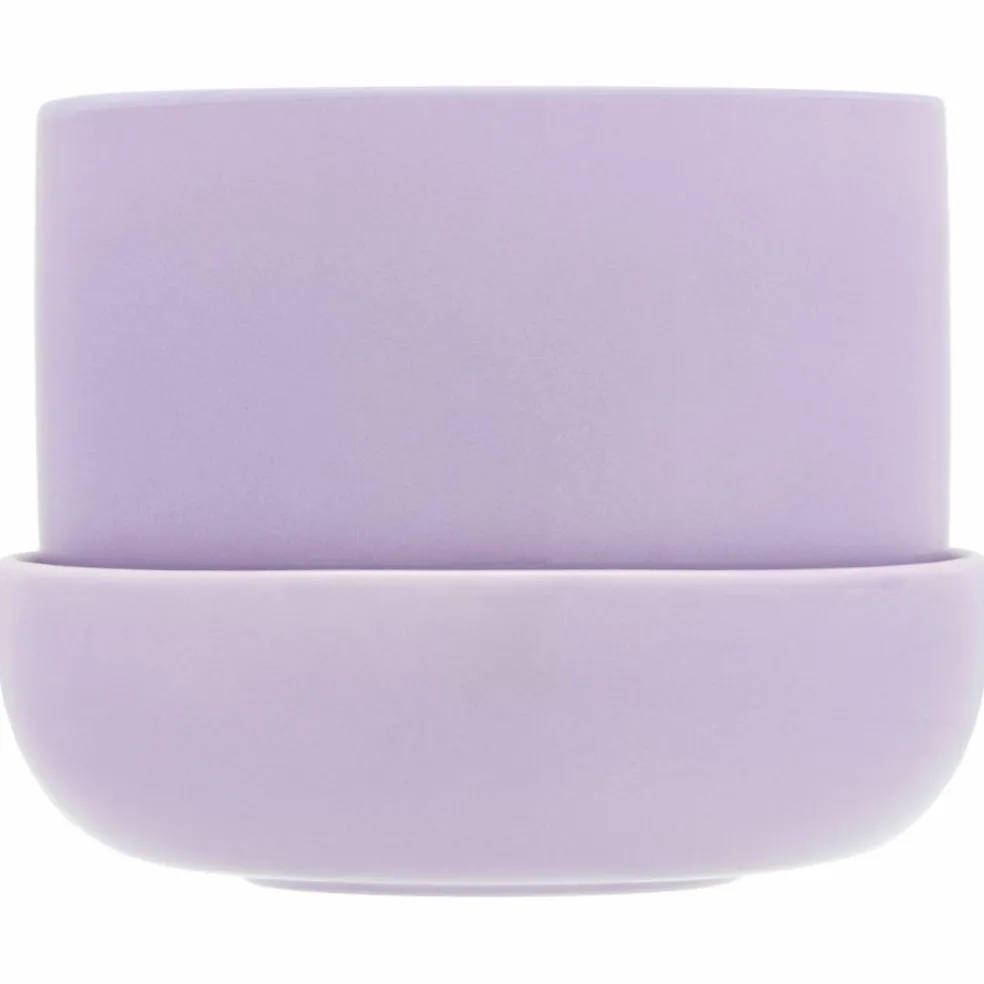 Nappula Krukke med fat 17x13cm, aqua