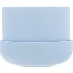 Nappula Krukke med fat 17x13cm, aqua