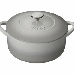 Natural Canvas Rund Støpejernsgryte 26cm 5,2 l