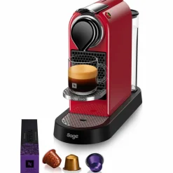 Nespresso by SEC 630 CitiZ kapselmaskin, rød