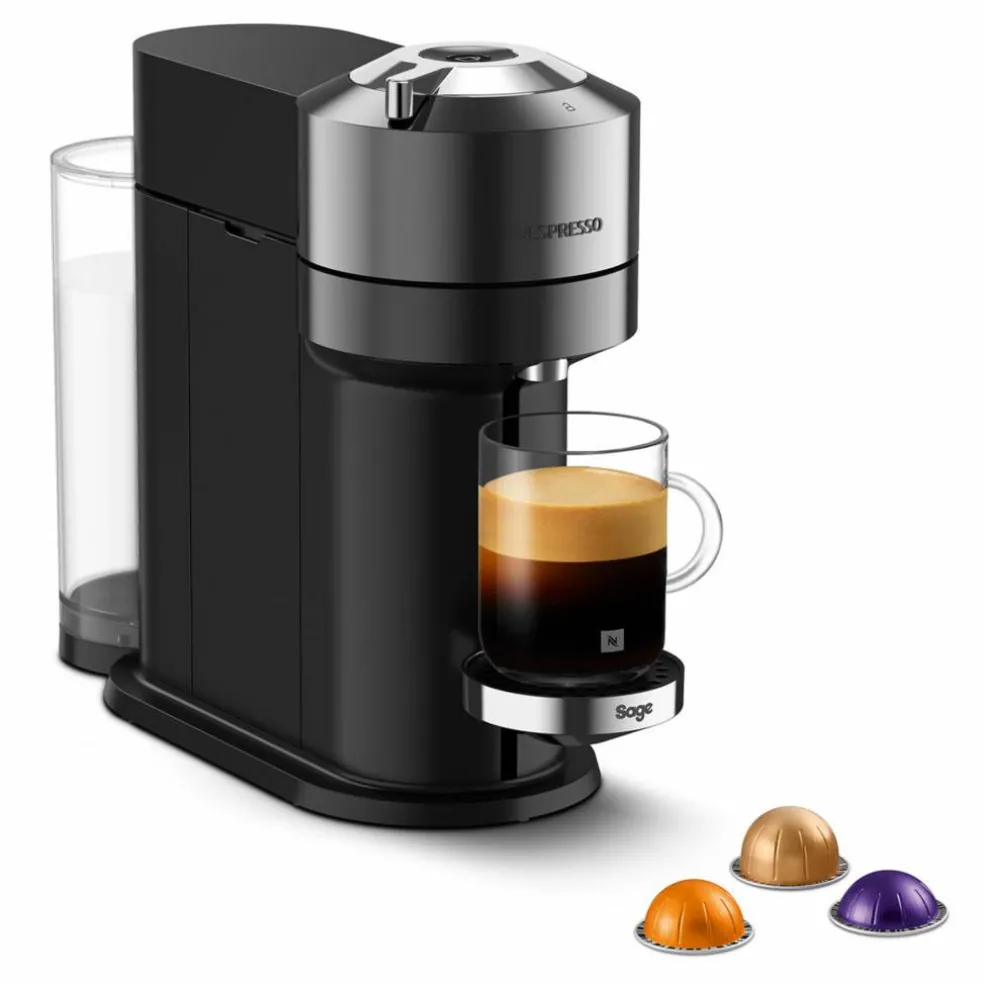 Nespresso by SNV 540 Vertuo Next Deluxe kapselmaskin, krom