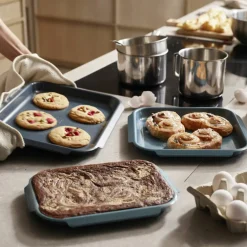 Nest Bake Bakebrett large, blå