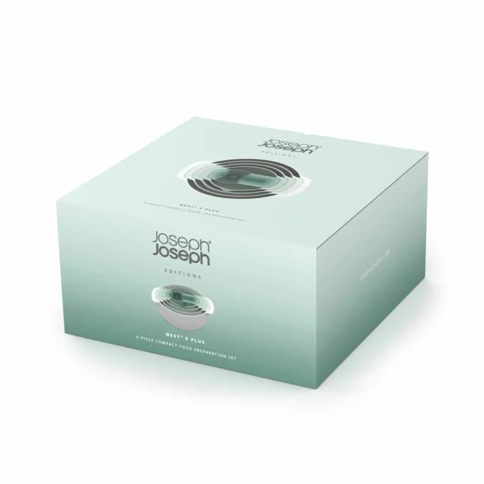 Nest™ Sage skålsett, 9 deler, lysegrønn