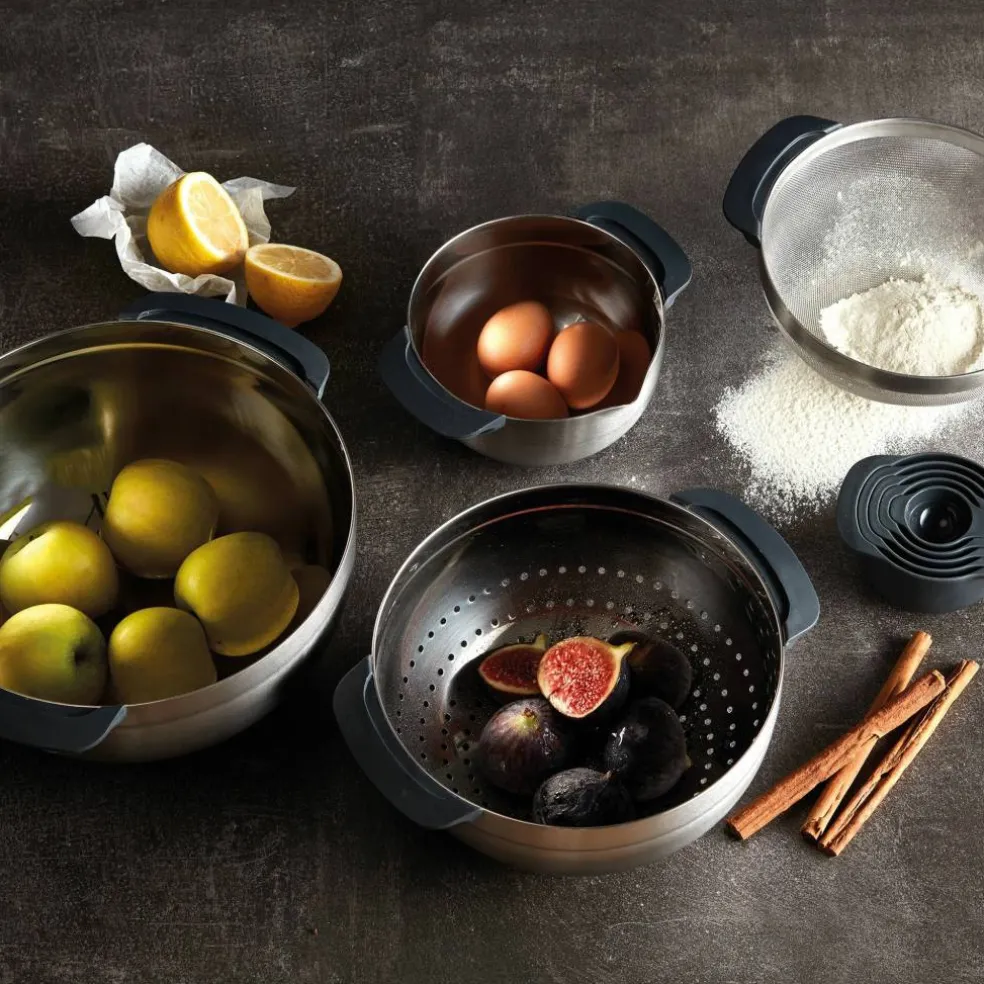 Nest™ skålsett 9 deler, rustfritt stål