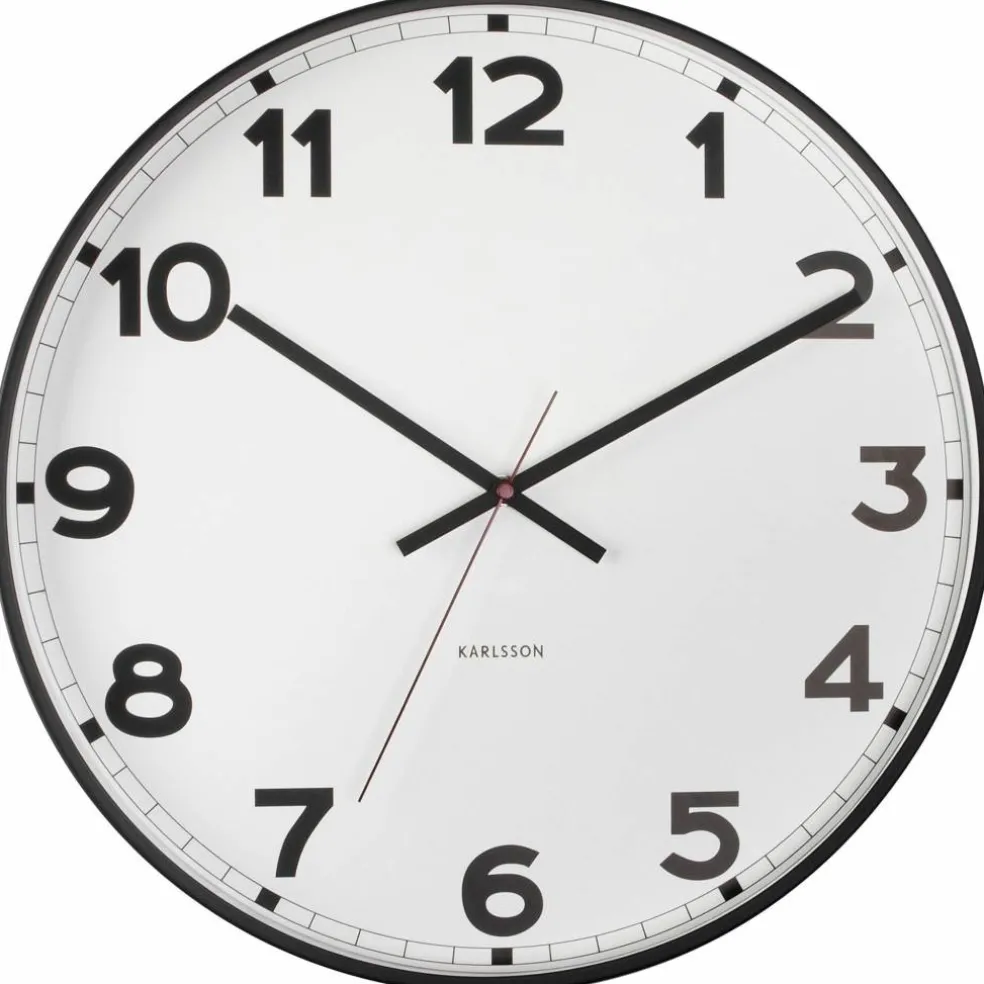 New Classic veggklokke 40.5 cm, hvit
