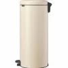 NewIcon pedalbøtte 30 liter, blankbørstet stål