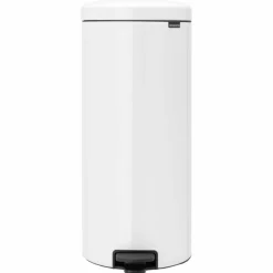 NewIcon pedalbøtte 30 liter, blankbørstet stål