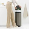 NewIcon pedalbøtte 30 liter, hvit