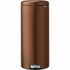 NewIcon pedalbøtte 30 liter, mattbørstet stål