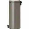 NewIcon pedalbøtte 30 liter, soft beige