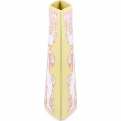 Nina vase 22 cm, gul/rosa