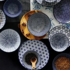 Nippon Blue skål 15,2 cm, 4 stk