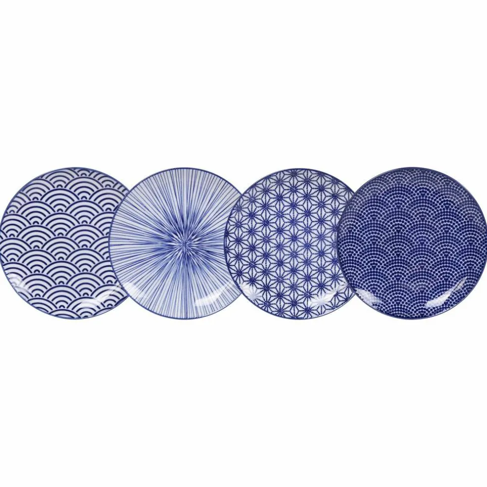 Nippon Blue tallerken 4 stk