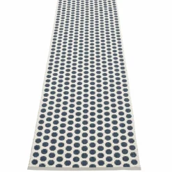Noa gulvteppe 70 cm x 250 cm, dark blue/vanilla
