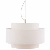 Noah Bouclé pendellampe 50 cm, hvit