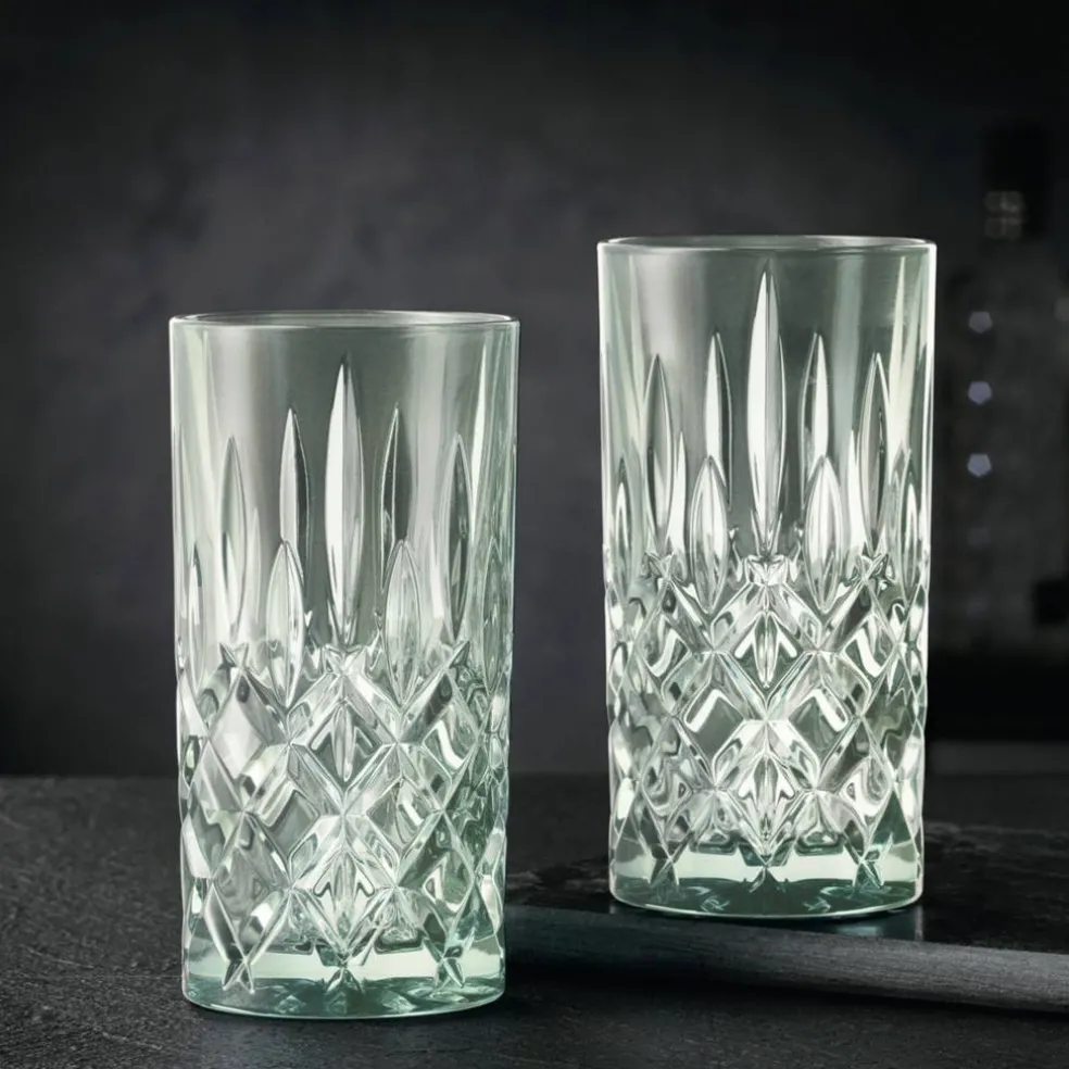 Noblesse longdrinkglass, aqua, 2 stk