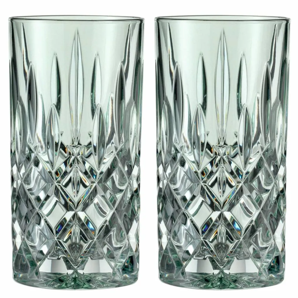 Noblesse longdrinkglass, aqua, 2 stk