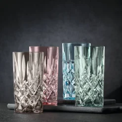 Noblesse longdrinkglass, aqua, 2 stk