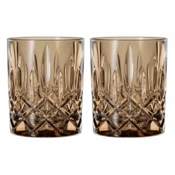 Noblesse tumblerglass 2-stk, 29,5 cl, brun