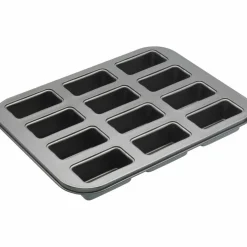 Non-stickbrett for 12 mini rektangulære bakverk Avtakbar Bunn