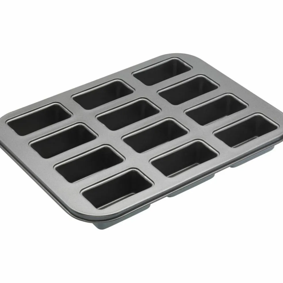 Non-stickbrett for 12 mini rektangulære bakverk Avtakbar Bunn