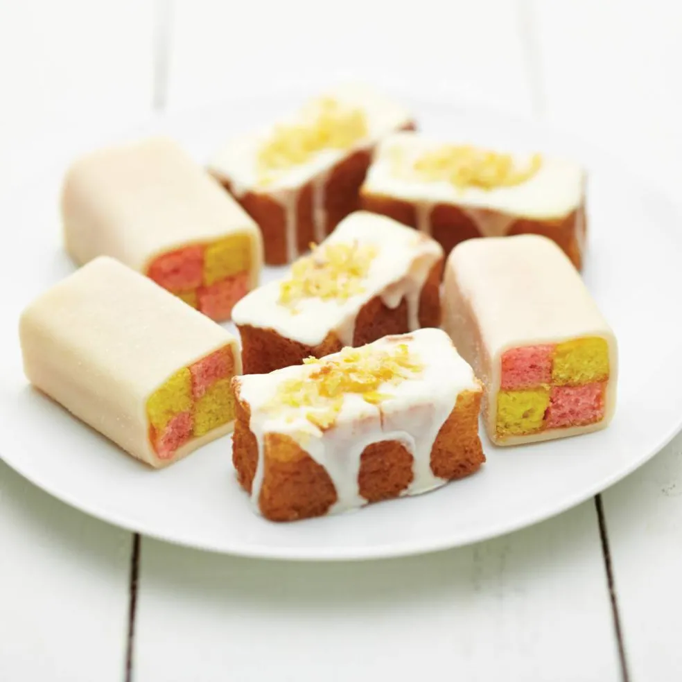 Non-stickbrett for 12 mini rektangulære bakverk Avtakbar Bunn