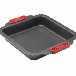 Nonstick firkantet bakeform 20 cm, grå