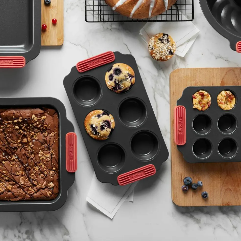 Nonstick minimuffins 6 stk, grå