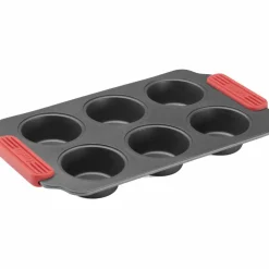 Nonstick minimuffins 6 stk, grå