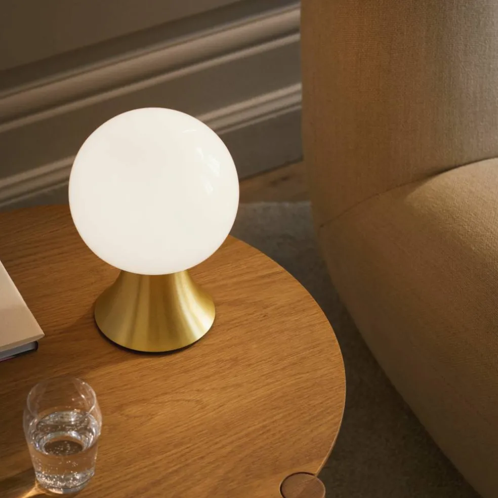 Noor LED-lampe 23 cm, brun