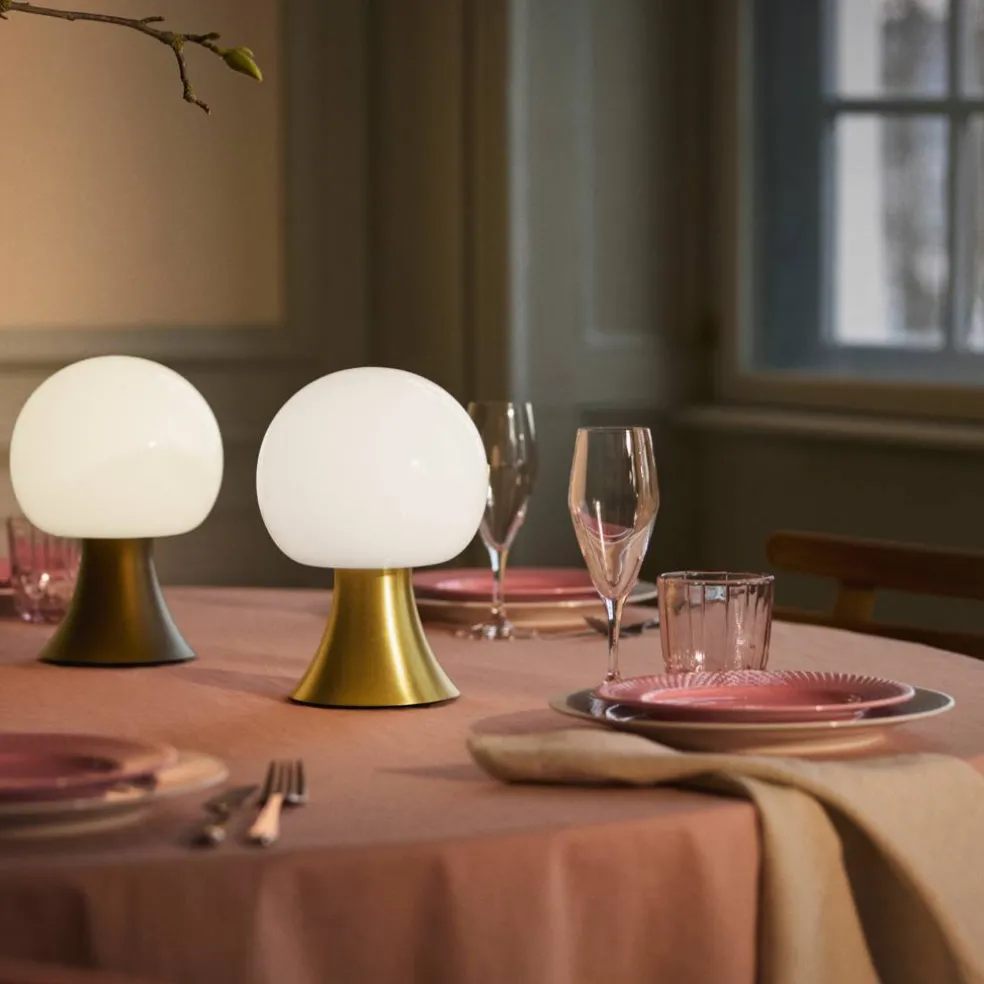 Noor LED-lampe 23 cm, messing