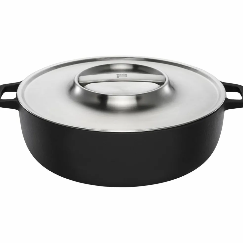 Norden Grill Chef støpejernsgryte med lokk 30 cm