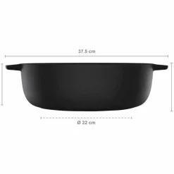 Norden Grill Chef støpejernsgryte med lokk 30 cm