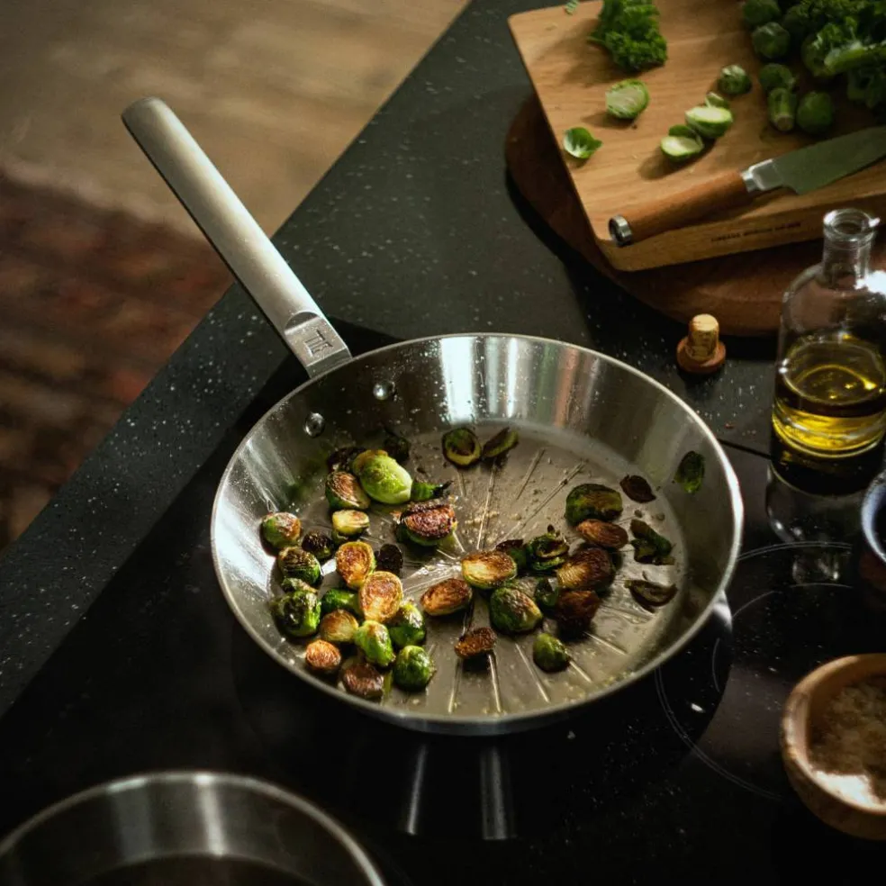 Norden stekepanne uten belegg 28 cm, rustfritt stål