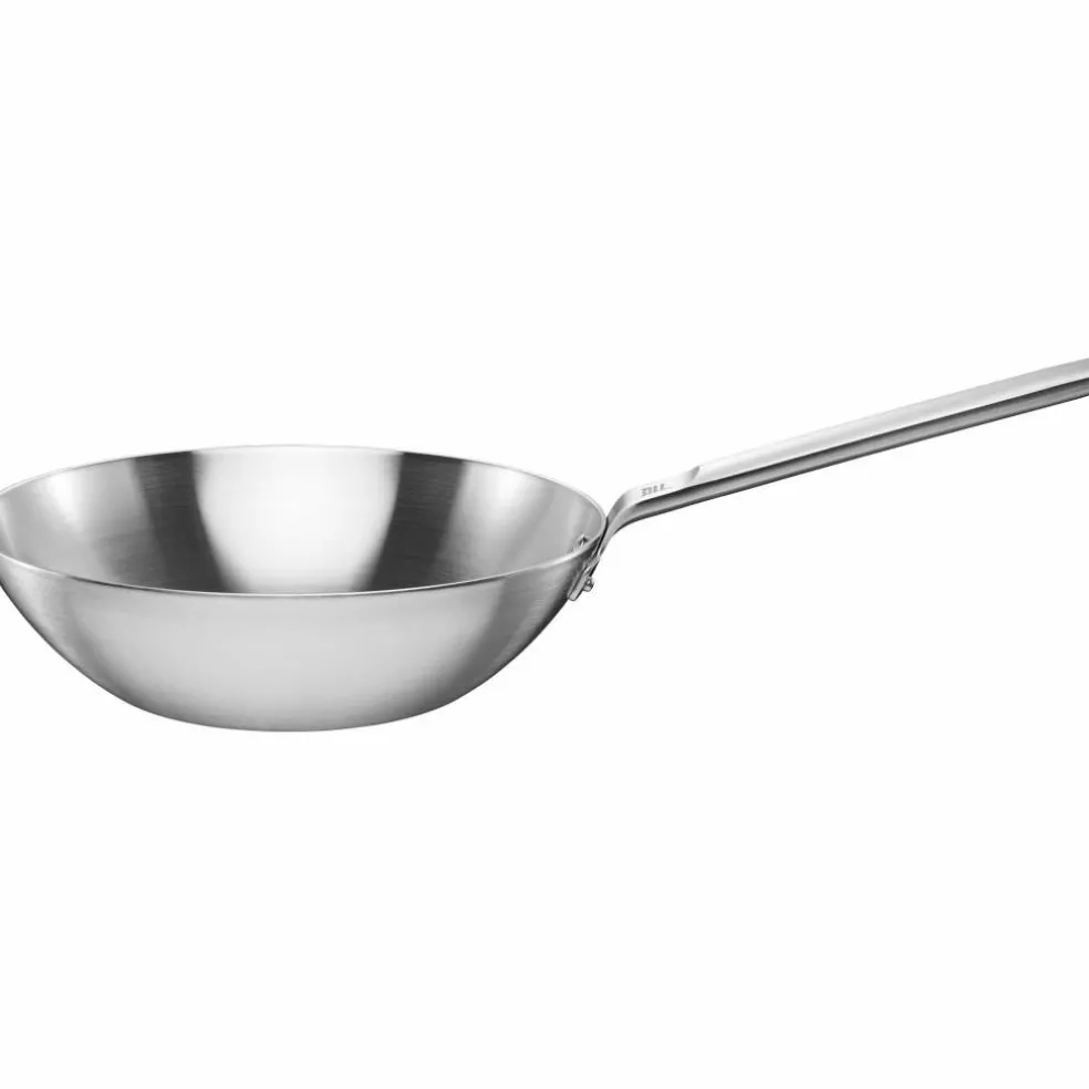 Norden ubelagt wokpanne 28 cm, rustfritt stål